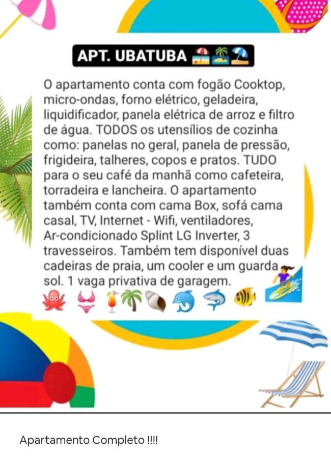 Apartamento Ubatuba - Praia Grande - 200M Da Praia Экстерьер фото
